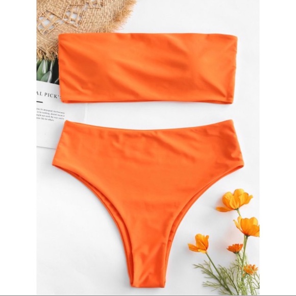 Zaful Other - BRAND NEW Zaful Orange Bikini